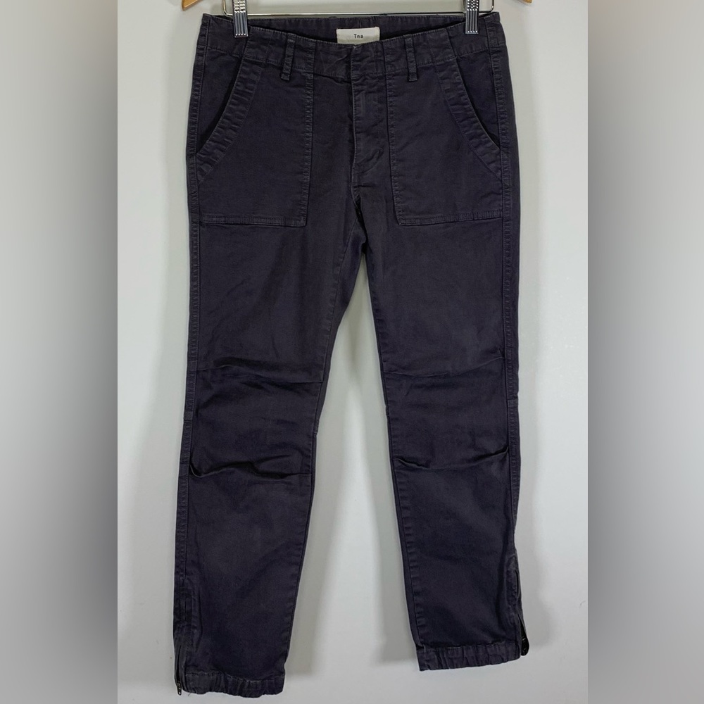 Tna Aritzia TNA Cargo Pants - Charcoal Grey Utility Style - Size 4